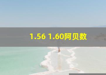 1.56 1.60阿贝数